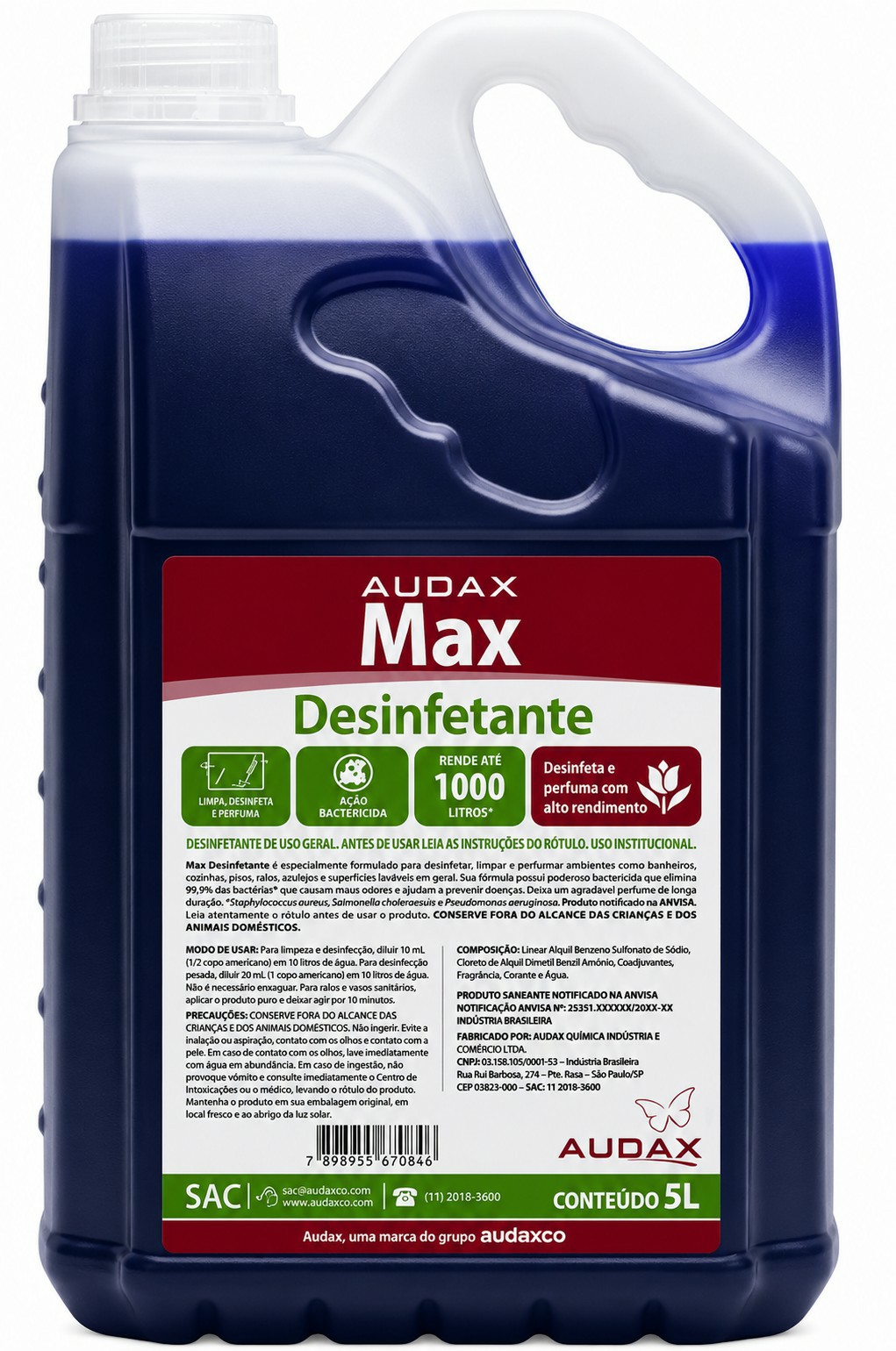 Desinfetante Max Floral 5L